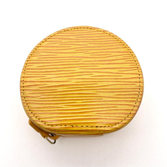 LOUIS VUITTON 正品复古 Epi 黄色珠宝盒 Bijoux 珠宝盒 M48229