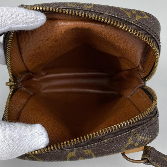 LOUIS VUITTON 正品复古迷你 Amazon 斜挎包 Monogram M45238