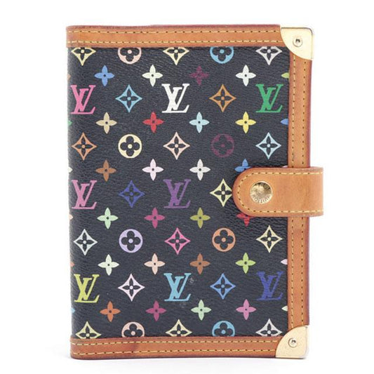 LOUIS VUITTON 正品复古记事本 PM R20895 黑色多色