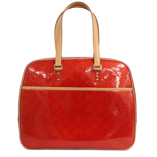 LOUIS VUITTON Authentische Vintage Monogramm Vernis Sutton M91080 Rouge Handtasche