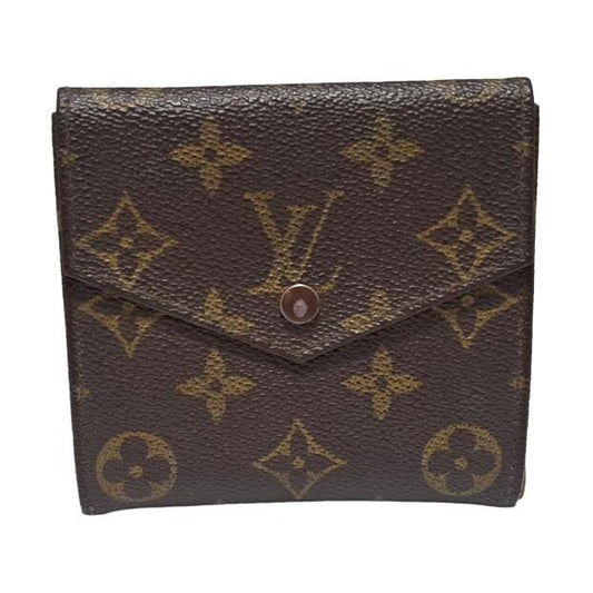 LOUIS VUITTON 正品复古双盖钱包 Monogram M61652