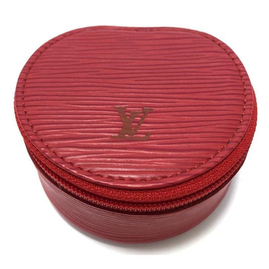 LOUIS VUITTON 正品复古 Epi 珠宝盒 Ecrin Bijoux M48227 卡斯蒂利亚红色