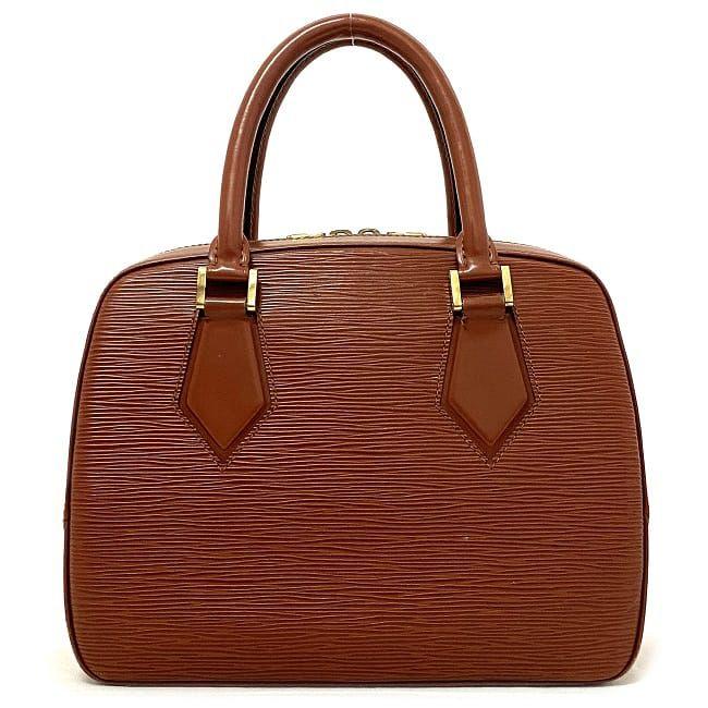 LOUIS VUITTON Authentic Vintage Handbag Sablon Epi Kenya Brown M52043