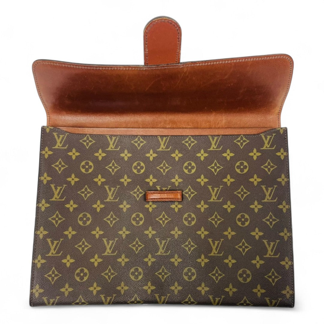 LOUIS VUITTON Monogram Pochette Ministere Business bag / Document case 54