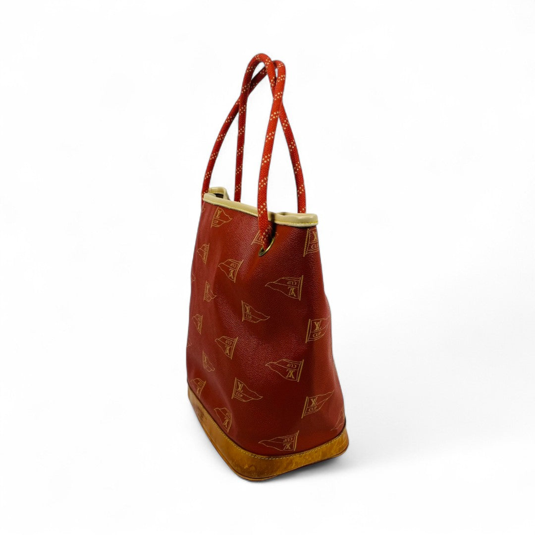 LOUIS VUITTON Louis Vuitton Cup Limited Edition St. Tropez Bag Mahogany M80026