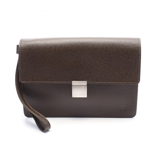 LOUIS VUITTON Monogram S?lenga Ta?ga Ardoise Clutch Bag M30782