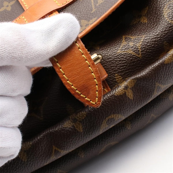 LOUIS VUITTON Monogram Saumur MM Shoulder Bag M40710