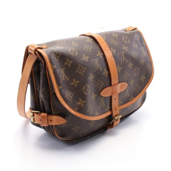 LOUIS VUITTON Monogram Saumur MM Shoulder Bag M40710