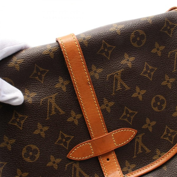 LOUIS VUITTON Monogram Saumur MM Shoulder Bag M40710