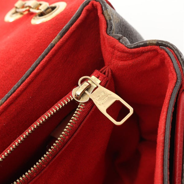 LOUIS VUITTON Monogram Pallas Chain Monogram Cerise Shoulder Bag M41201