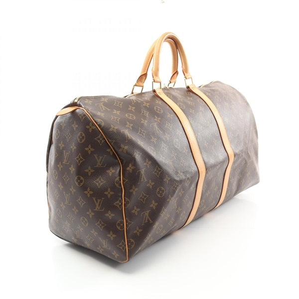 LOUIS VUITTON Monogram Keepall 55 Boston Bag M41424