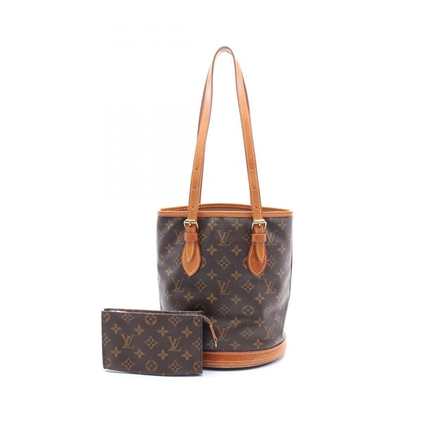 LOUIS VUITTON Monogram Bucket PM Handbag M42238