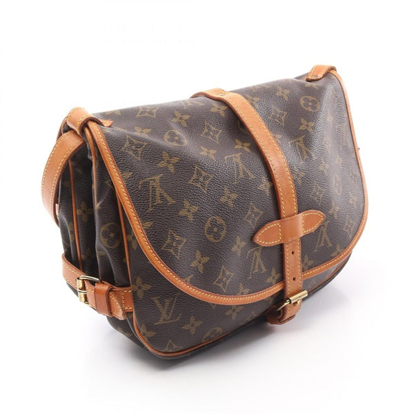 LOUIS VUITTON Monogram Saumur 30 Shoulder Bag M42256