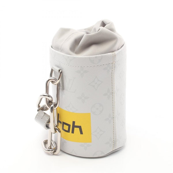 LOUIS VUITTON Monogram Chalk Nano Bag White Monogram Shoulder Bag M44631