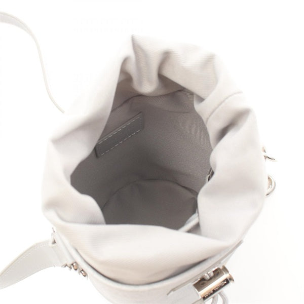 LOUIS VUITTON Monogram Chalk Nano Bag White Monogram Shoulder Bag M44631