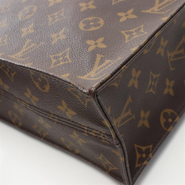 LOUIS VUITTON Monogram Sac Plat Tote Bag M51140