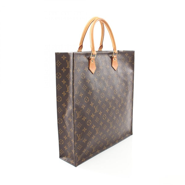 LOUIS VUITTON Monogram Sac Plat Tote Bag M51140