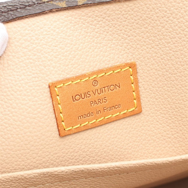 LOUIS VUITTON Monogram Sac Plat Tote Bag M51140