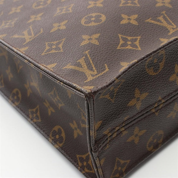 LOUIS VUITTON Monogram Sac Plat Tote Bag M51140