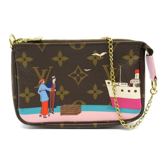 LOUIS VUITTON Monogram Mini Pochette Accessoires Accessories Pouch (with Handle) Bag M62141