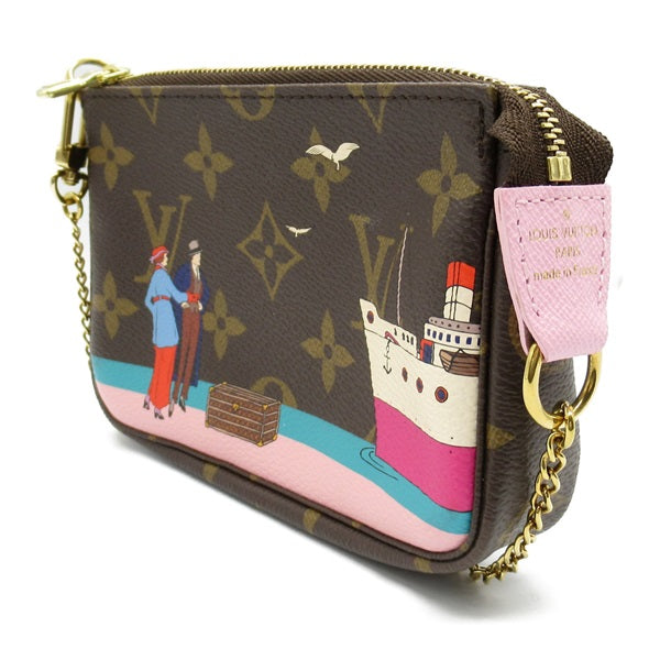 LOUIS VUITTON Monogram Mini Pochette Accessoires Accessories Pouch (with Handle) Bag M62141