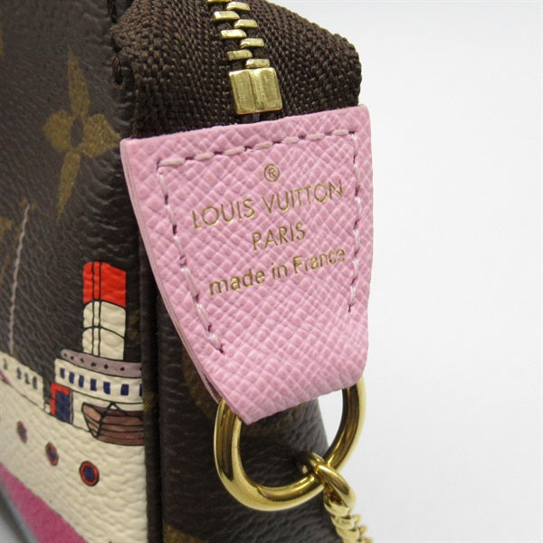 LOUIS VUITTON Monogram Mini Pochette Accessoires Accessories Pouch (with Handle) Bag M62141