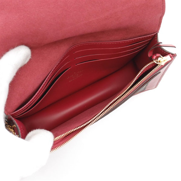 LOUIS VUITTON Monogram Portefeuille Fleur Chain Monogram Fuchsia Shoulder Bag M69578