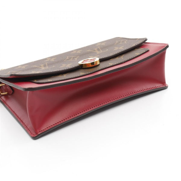 LOUIS VUITTON Monogram Portefeuille Fleur Chain Monogram Fuchsia Shoulder Bag M69578