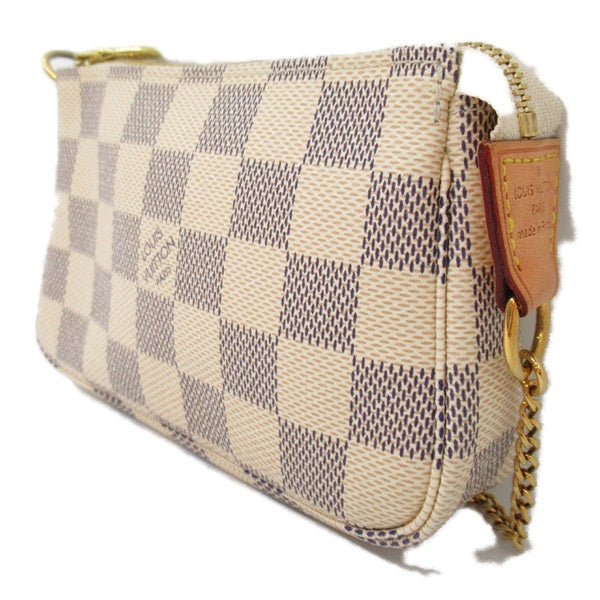LOUIS VUITTON Damier Mini Pochette Accessoires Accessories Pouch (with Handle) Bag N58010