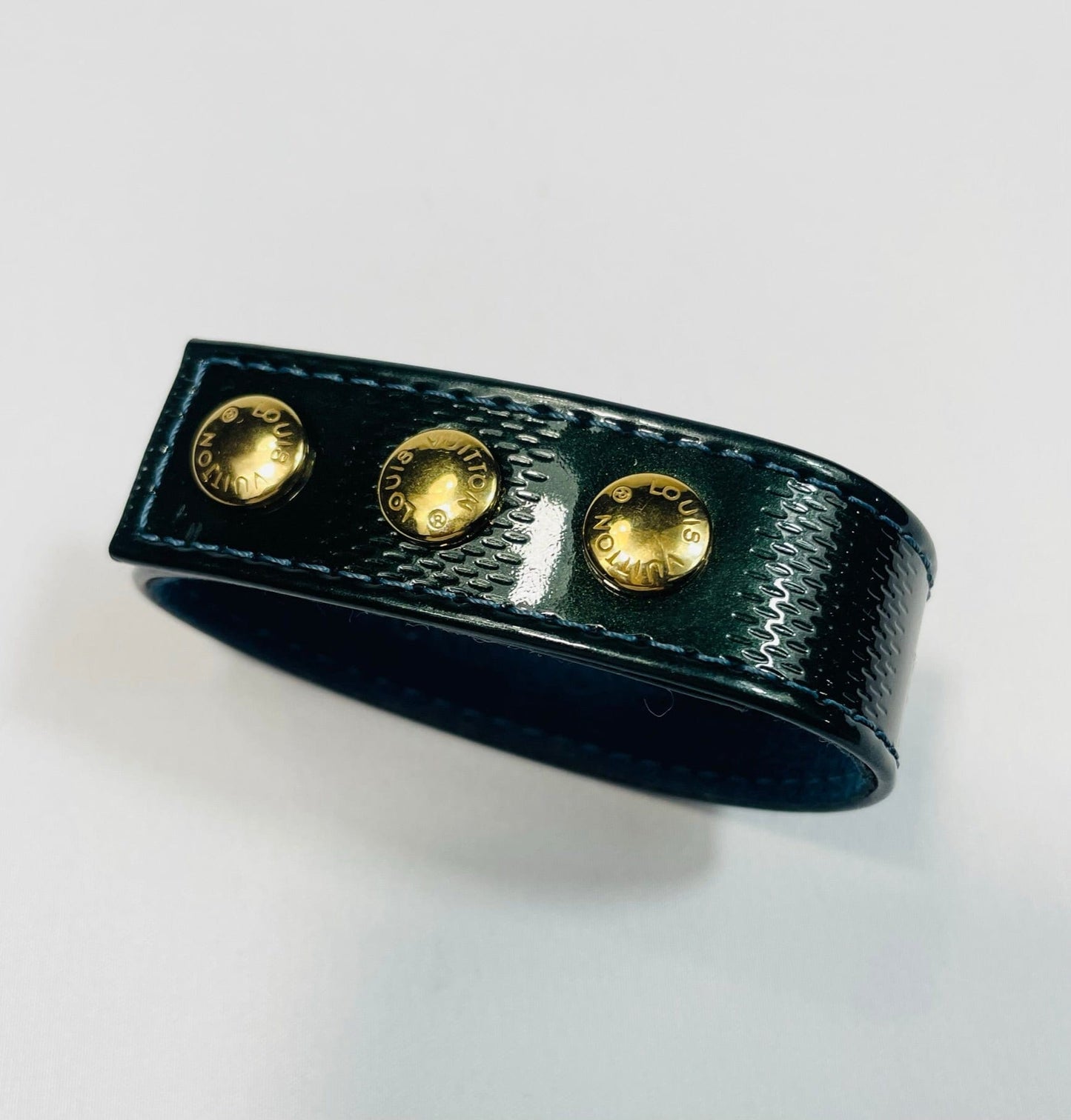 LOUIS VUITTON Authentic VIP Bracelet Sapporo Japan 2001 Damier Vernis