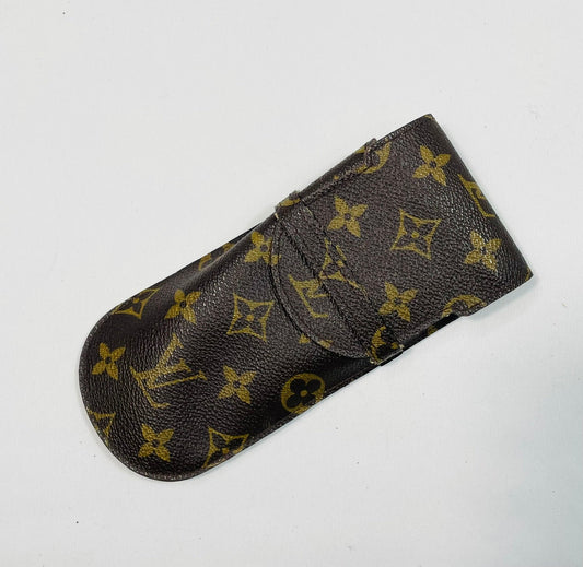 路易威登正品复古玻璃盒 Etui lunettes rabat Monogram M62970