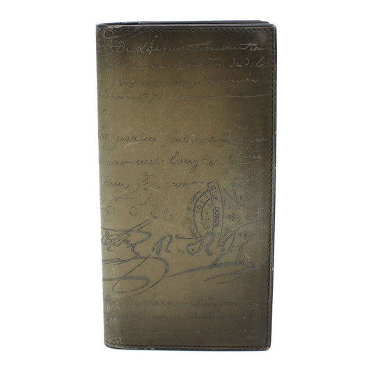 Berluti Santal Flap Long Wallet Purse folio / Venetian leather Men