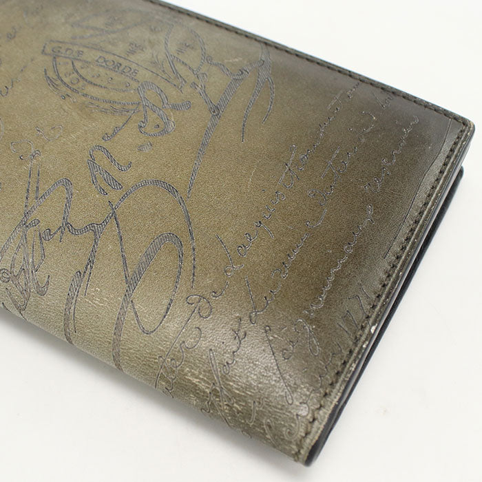 Berluti Santal Flap Long Wallet Purse folio / Venetian leather Men