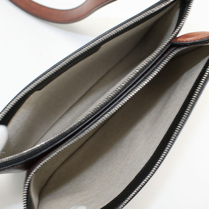 Berluti Sienna Messenger Bag Calligraphy Shoulder bag leather Men