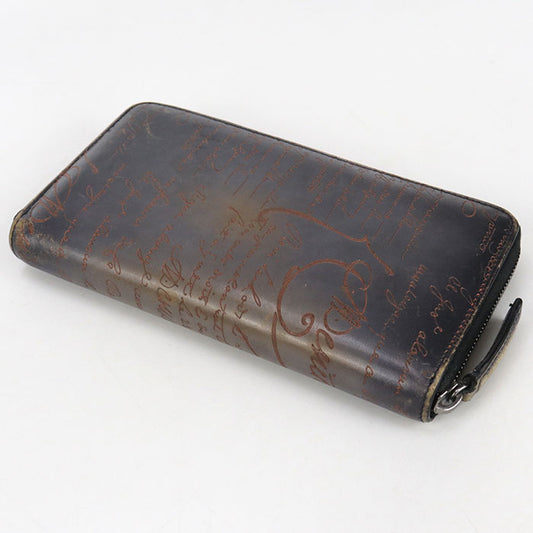 Berluti Itauba long zip wallet PurseZip Around / Venetian leather Men