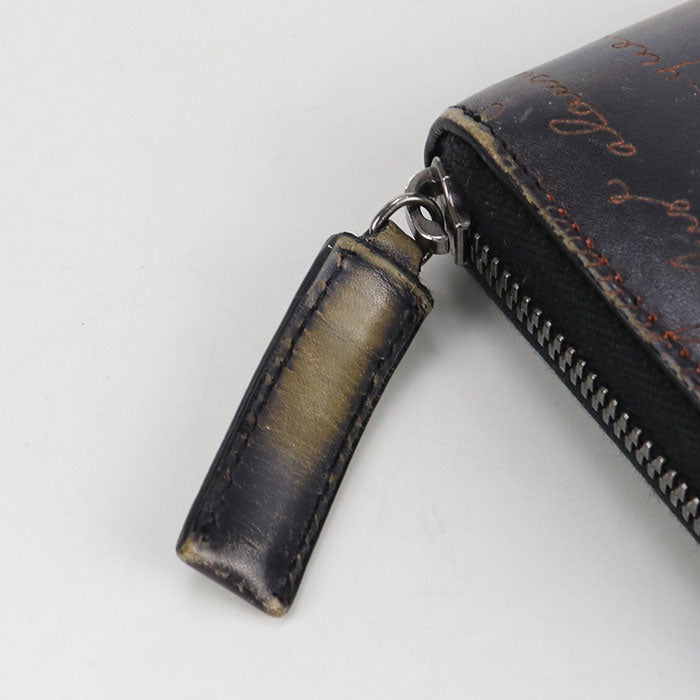 Berluti Itauba long zip wallet PurseZip Around / Venetian leather Men