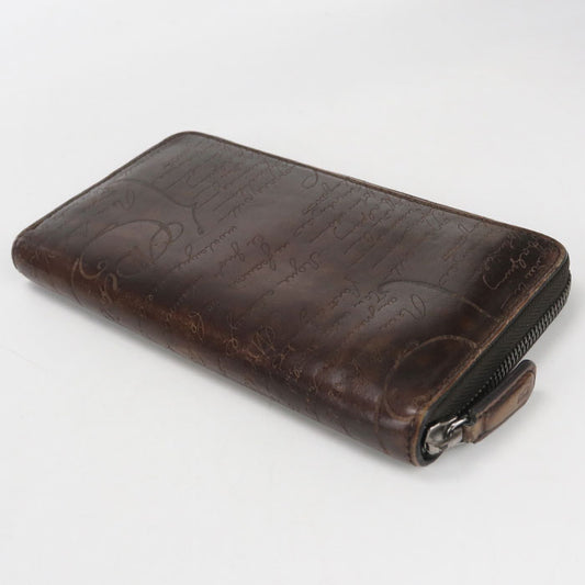 Berluti Long zip wallet Itauba PurseZip Around/Venetian leather Men's