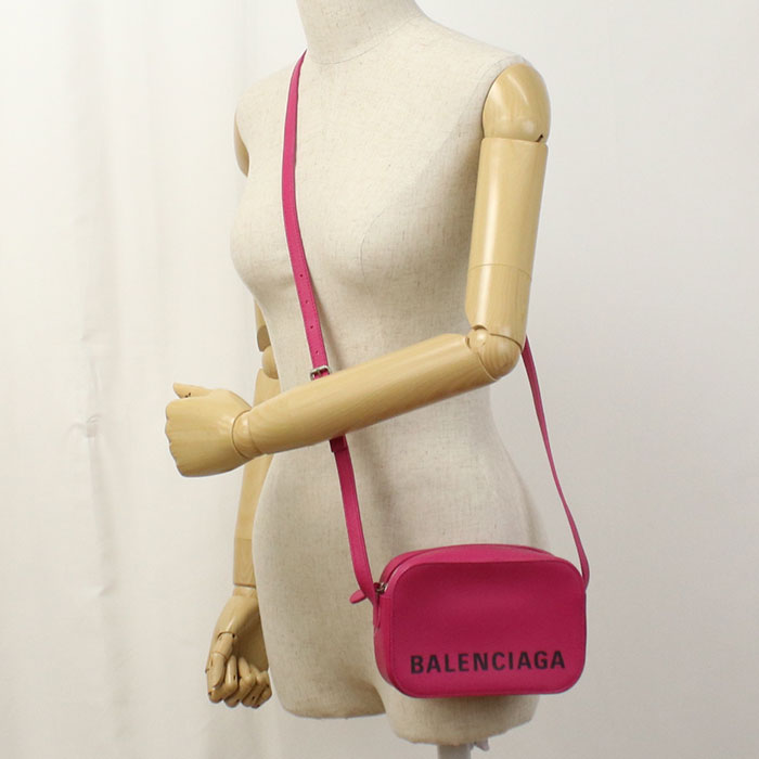 BALENCIAGA Camera bag Ville 558171 Shoulder bag leather Women