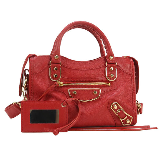 BALENCIAGA Classic Mini City BG94183 Handbag leather / Classic Mini City Women
