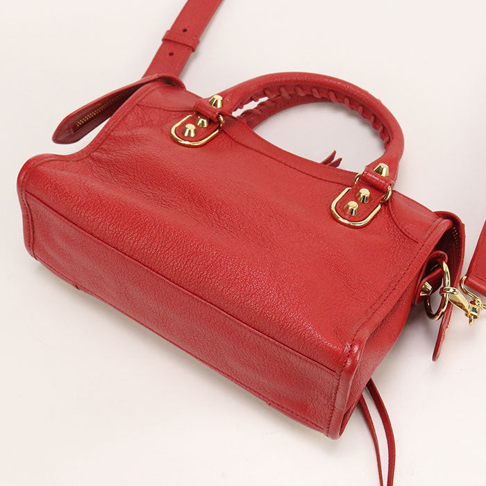 BALENCIAGA Classic Mini City BG94183 Handbag leather / Classic Mini City Women