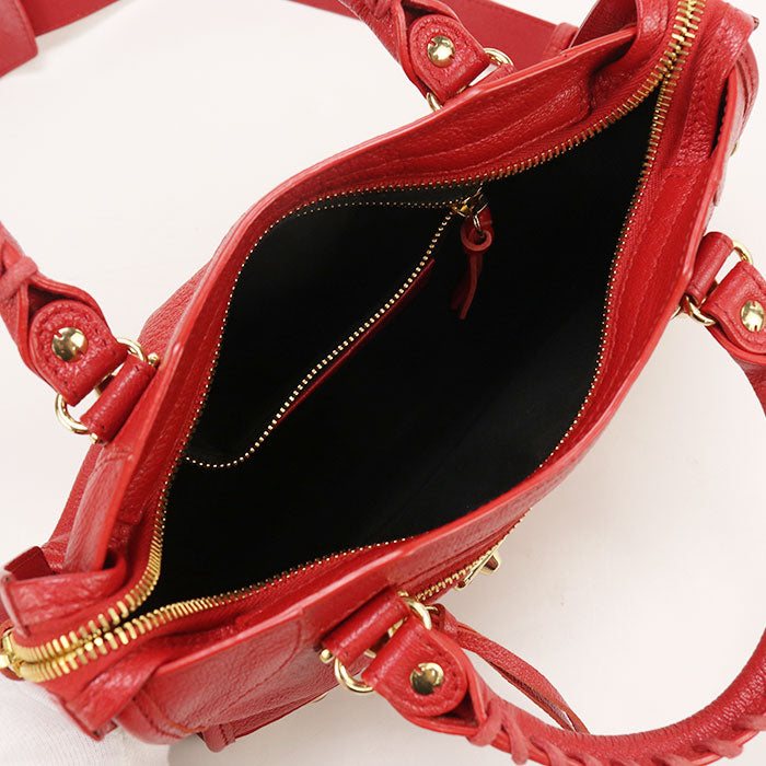 BALENCIAGA Classic Mini City BG94183 Handbag leather / Classic Mini City Women