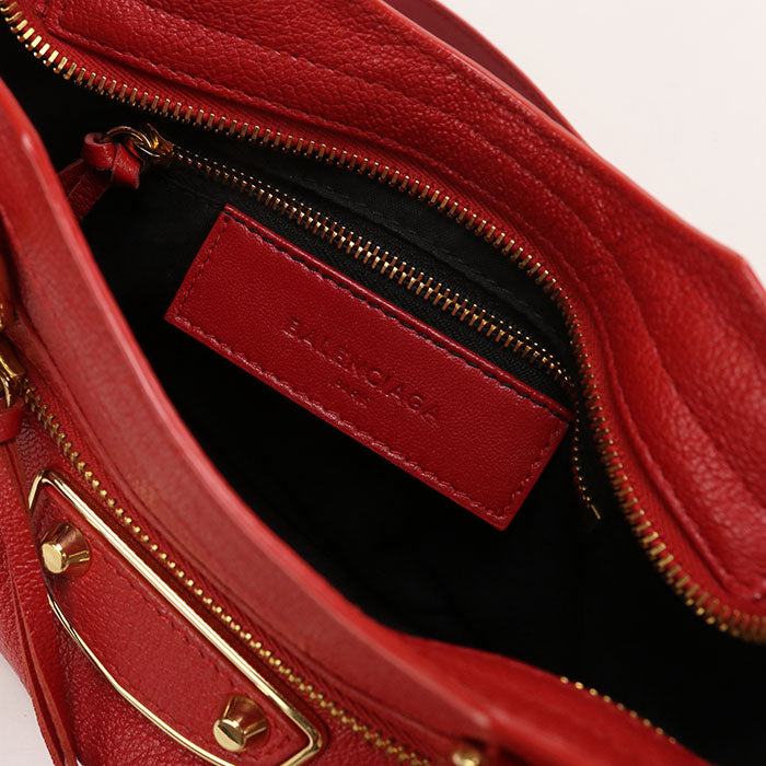 BALENCIAGA Classic Mini City BG94183 Handbag leather / Classic Mini City Women