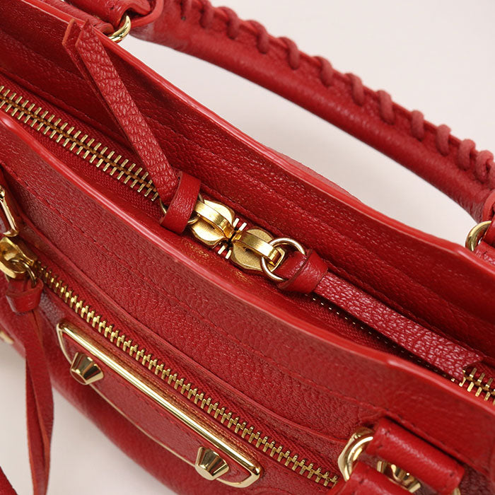 BALENCIAGA Classic Mini City BG94183 Handbag leather / Classic Mini City Women