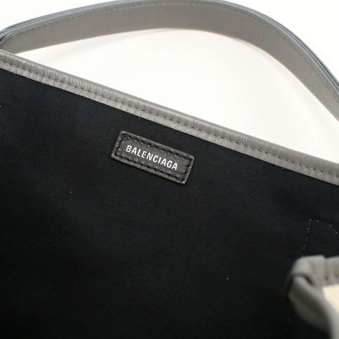 BALENCIAGA Navy cover small 339933 Tote bag canvas Women