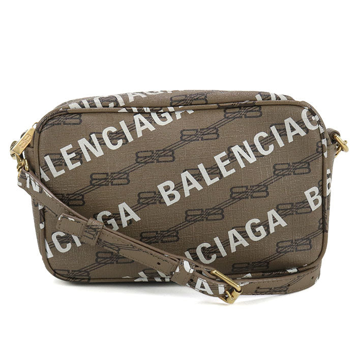 BALENCIAGA BB monogram 702701 210HA 2769 Diagonal shoulder bag PVC Women