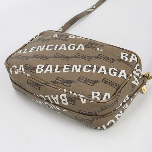 BALENCIAGA BB monogram 702701 210HA 2769 Diagonal shoulder bag PVC Women