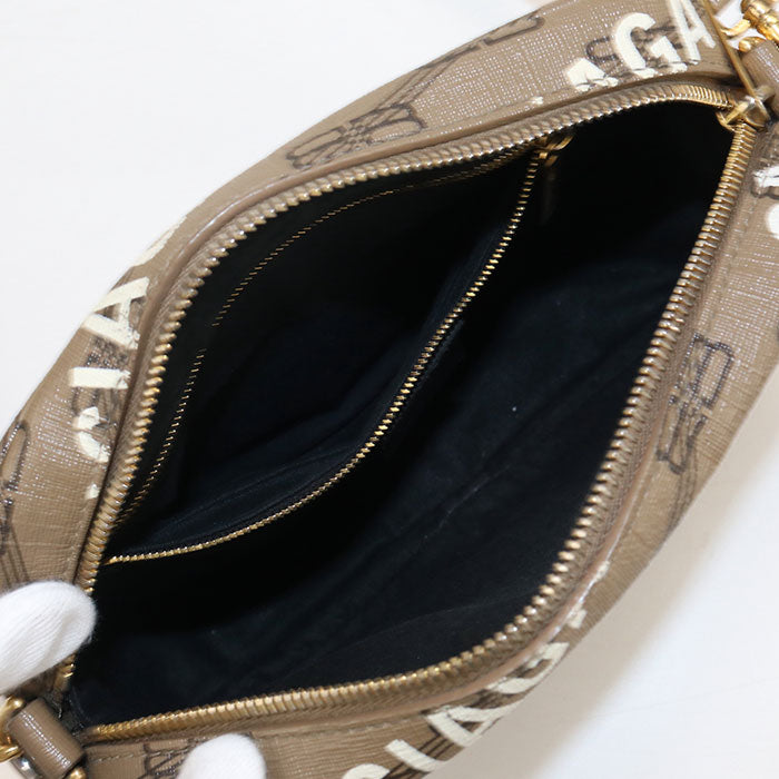 BALENCIAGA BB monogram 702701 210HA 2769 Diagonal shoulder bag PVC Women