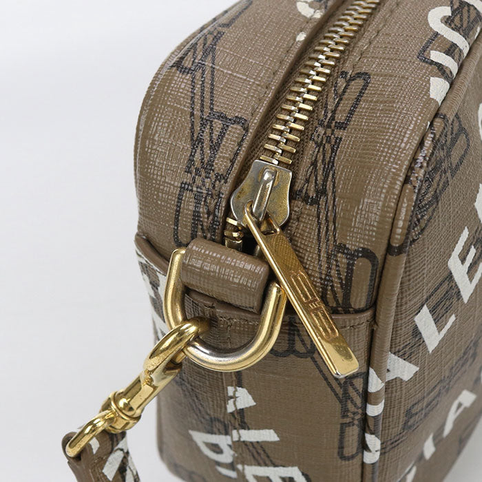 BALENCIAGA BB monogram 702701 210HA 2769 Diagonal shoulder bag PVC Women