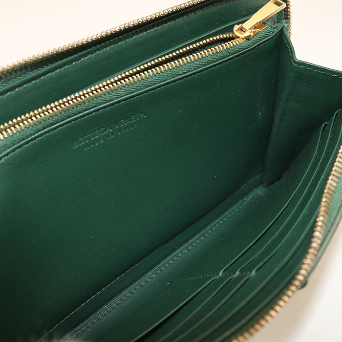 BOTTEGA VENETA Zip around wallet cassette PurseZip Around lambskin Women