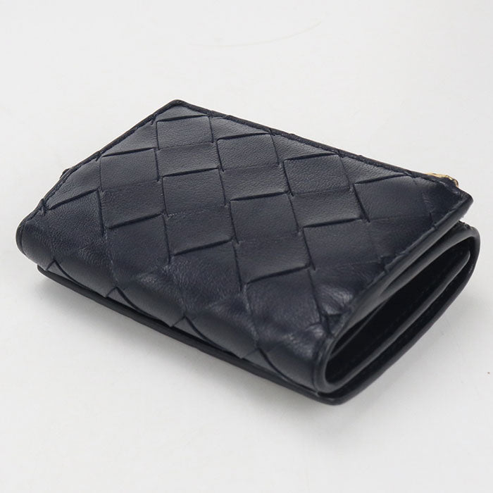 BOTTEGA VENETA INTRECCIATO Three fold wallet leather Women's